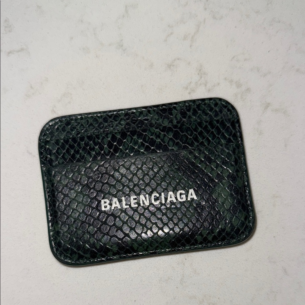 Balenciaga Green Card Holder - Picture 3 of 6